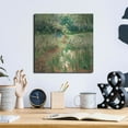 thumbnail image 6 of Luxe Metal Art 'Iris Garden' by Allayn Stevens, Metal Wall Art, 12"x12", 6 of 7