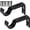 Black, variant on Premium Curtain Rod Brackets - 2 Pack Adjustable Wall Mounts, Curtain Rod Holders for 1 Inch Rod (Black)