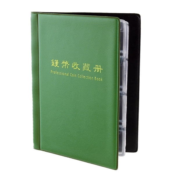Album de pièces - Classeur de collection de pièces - Système de rangement pour collection de pièces - Classeur à pièces - Supports pour pièces - Feuilles de rangement pour pièces