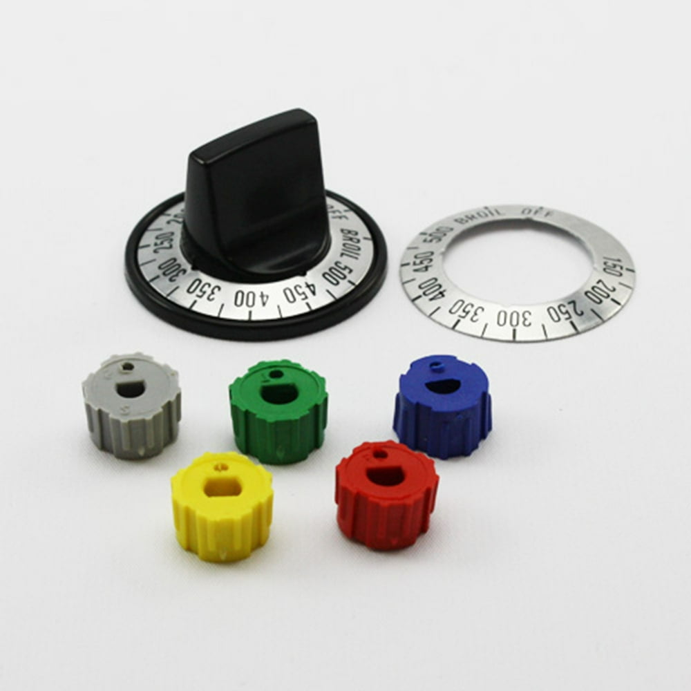 Universal Electric Range Knob Kit KN004 With Label and Multiple