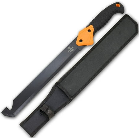 Snake Eye Machete with Heavy Duty Construction Ergonomic Non-Slip Handle and Be