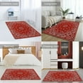 thumbnail image 2 of Bandana Pattern Home Decor Living Room Carpet Non-slip Soft Comfy Floor Rug Kitchen Bedroom Entrance Doormat Mats, 2 of 7