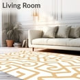 thumbnail image 2 of ODIKA 5x7 Machine Washable Non-Slip Area Rug, Contemporary Maze Inspired Interlocking Design with Minimalist Appeal Ultra Soft Rug, None, 544761, 2 of 7