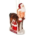 thumbnail image 2 of Santaur Hand Blown Glass Holiday Ornament, 2 of 2