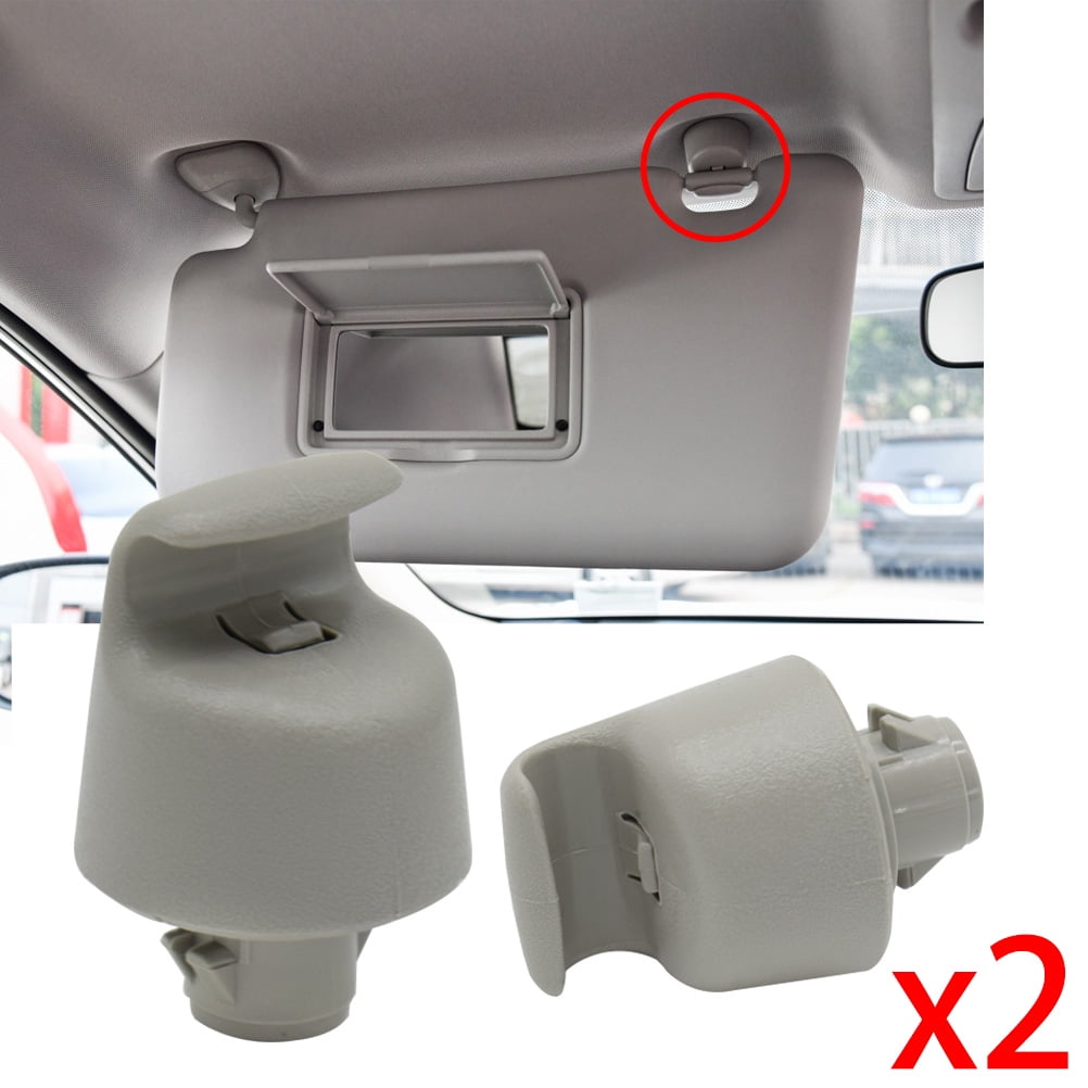 2X Sun Visor Retainer Clip Hook for Nissan Murano Rogue Pathfinder