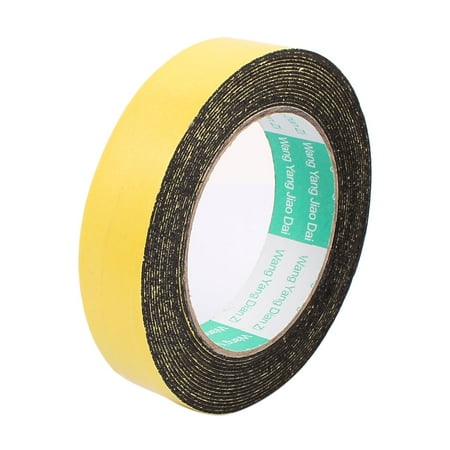 25mm x 1mm Single Side Self Adhesive Shockproof Sponge Foam Tape 5 Meters Length
