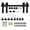 Single Door 4FT, variant on Rustic Style Sliding Door Hardware Kit Single Slide J-Shaped Barn Door Hardware ,Smooth Sliding