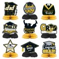 thumbnail image 1 of Jinswick Graduation Party Decorations Congrats Grad Table Centerpiece Class of 2025 Honeycomb Table Toppers for Graduation Party Supplies Design 9PCS Black, 1 of 6