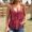 Red, variant on Women's Solid Tassel Pullover Western Style Tank Top, Summer Casual