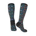 thumbnail image 5 of Lsque Autumn Forest Animals Cute Printed Crew Socks Men's Women's LightWeight Thin Casual Calf Socks ,Knee High Socks,Cotton Socks, 5 of 9