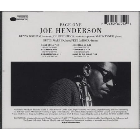Page One (remastered) (CD) (Remaster)