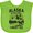 Apple Green, variant on Inktastic Alaska is Calling Adventure Nature Lover Graphic Boys or Girls Baby Bib