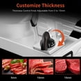 thumbnail image 4 of Cortadora de carne Borlebbi de 200 W para el hogar con 2 cuchillas de 0-15 mm, 4 of 6