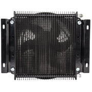 JEGS High-Performance Transmission Cooler with Fan [30,000 GVW]