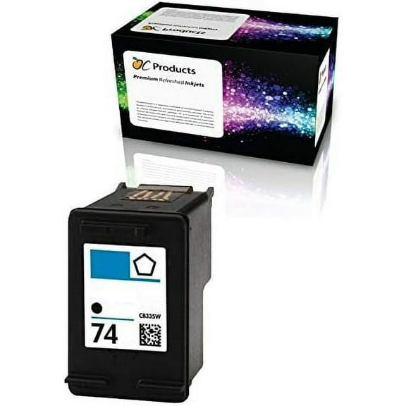 OCProducts Compatible Replacement for HP 74 Ink Cartridge for Officejet J6480 Photosmart C4400 C4380 C4500 Deskjet D4260 Printers (1 Black)