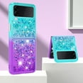 thumbnail image 5 of Bling Liquid Quicksand Gradient Shockproof Case Cover For Samsung Z Flip3 5G, 5 of 5