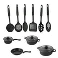 thumbnail image 2 of SNGMN 13-Piece Cookware Set - Maifan Stoneware Non-Stick Set with Soup Pot, Milk Pan, Frying Pan & Spatulas, Iron Material for Daily Cooking, 2 of 6