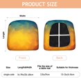 thumbnail image 3 of Geometric Gradient Seat Covers for Dining Room Chairs Set Of 6,Stretch Printed Washable Chair Seat Cover with Elastic Ties and Button,Removable Waterproof Couch Cushion Covers, 3 of 6