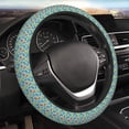 thumbnail image 5 of Vsdgher Artoon Transport Pattern Elastic Car Steering Wheel Cover,Car Wheel Cover Protector Car Accessory for Steering Wheel with a Diameter of 14.5"-15", 5 of 6