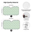 thumbnail image 3 of Fuzoiu Cute Crocodile Print Car Windshield Sun Shade,Block Uv Rays Sunshade,Foldable Front Window Sun Visor Protector for Car,SUV,Truck-Keep Vehicle Cool-Cute Crocodile, 3 of 8