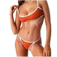 thumbnail image 2 of Trajes de baño tankini para mujer Trajes de baño vintage estampados para mujer Trajes de baño conservadores Traje de baño bikini con falda de playa estampada para mujer, 2 of 8