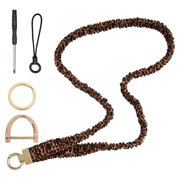 Scrunchie Lanyard for Id Badges – Cute Neck Lanyard for Keys,Retractable Keychain Holder for Teacher School Office Under $5 Kilougeis