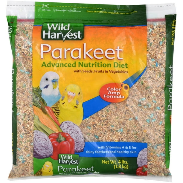 Wild Harvest Advanced Nutrition Diet for Parakeets, 4 lb