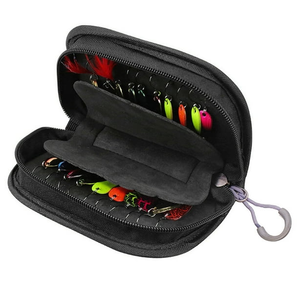 20pcs Fishing Spoons Lures Metal Baits Set for Casting Spinner Fishing Bait  with Storage Bag Case 