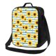 thumbnail image 1 of Disketp Blue White Striped Sunflower A Bolsa Térmica Estampada para Almuerzo, Lonchera para Hombres y Mujeres Adultos, 1 of 7