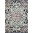 thumbnail image 2 of Faded Distressed Contemporary Vintage Persian Area Rug/Navy Blue/Multi, 2 of 5