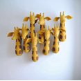 thumbnail image 1 of Elephant/giraffe/zebra/swan Head Wall Hanging, 1 of 5