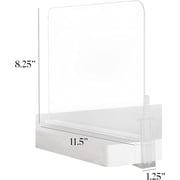 Richards Acrylic Shelf Dividers for Drawers, Shelf Storage & Closet Organization, 6-Pack