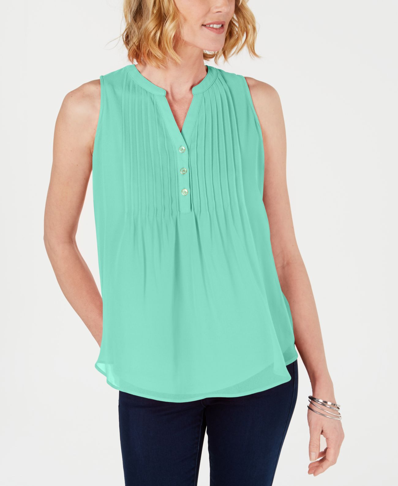 Charter club sleeveless blouse Clearance