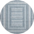 thumbnail image 2 of Addison Rugs Mayfield Premium Machine Washable Transitional Geometric Denim Round Rug, 8' x 8', 2 of 6