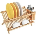 thumbnail image 4 of Amazon Kitchen Dish Rack Bamboo Plate Drying Rack, 4 of 7