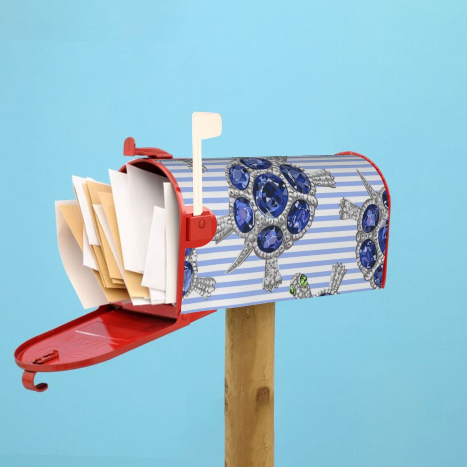 Kdxio Magnetic Mailbox Cover 21x18 in Mailbox Cover Outdoor Decoration Holiday Mailbox Covers for Home Garden Yard-21x18 in