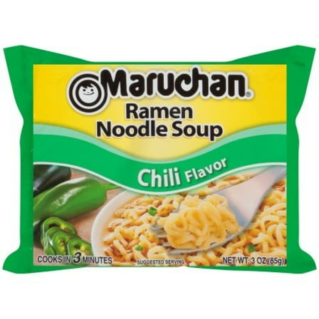 Maruchan Ramen Noodle Soup Chili Flavor (Pack of 12)