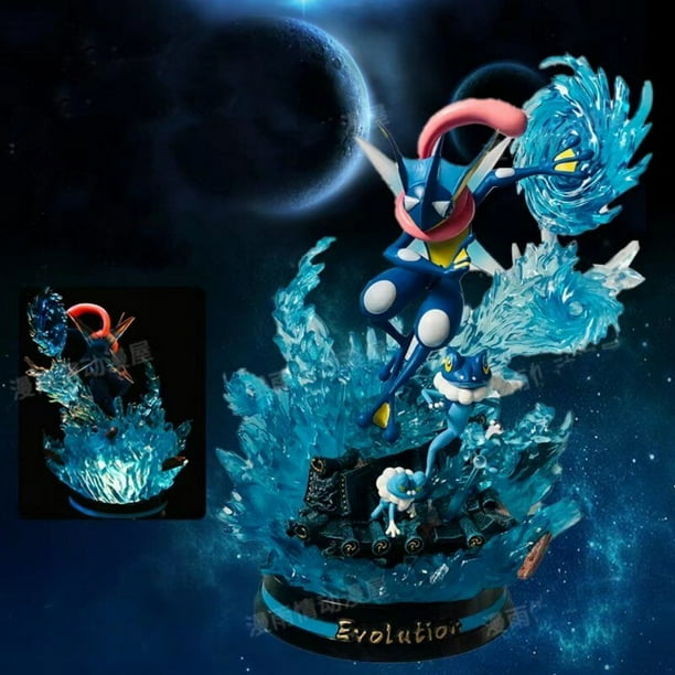 Figura de evolución de Pokémon Mewtwo Charizard Dragonite Blastoise Venusaur Gengar luz LED figura de Anime estatua de PVC modelo juguete para regalozhangyuxiang zhangyuxiang unisex