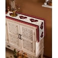 thumbnail image 4 of Newhomestyle Valentine's Day Love Heart Table Runner 13 x 72 inch Valentine Love Red Black Buffalo Plaid Heart Linen Table Runner Non-Slip Dresser Scarves, 4 of 9