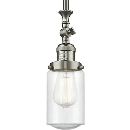 

Innovations Lighting 206 Dover Dover 5 Wide Mini Rod Hung Adjustable Pendant - Nickel