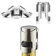 thumbnail image 1 of Juego de 3 tapones de champán de acero inoxidable para botellas de vino espumoso con tapón de cierre más largo, accesorios de regalo para champán., 1 of 5
