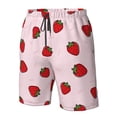 thumbnail image 4 of Balery Strawberry Traje de Baño Estilo Hawaiano para Hombre, Shorts de Secado Rápido con Bolsillos-3X-Large, 4 of 6