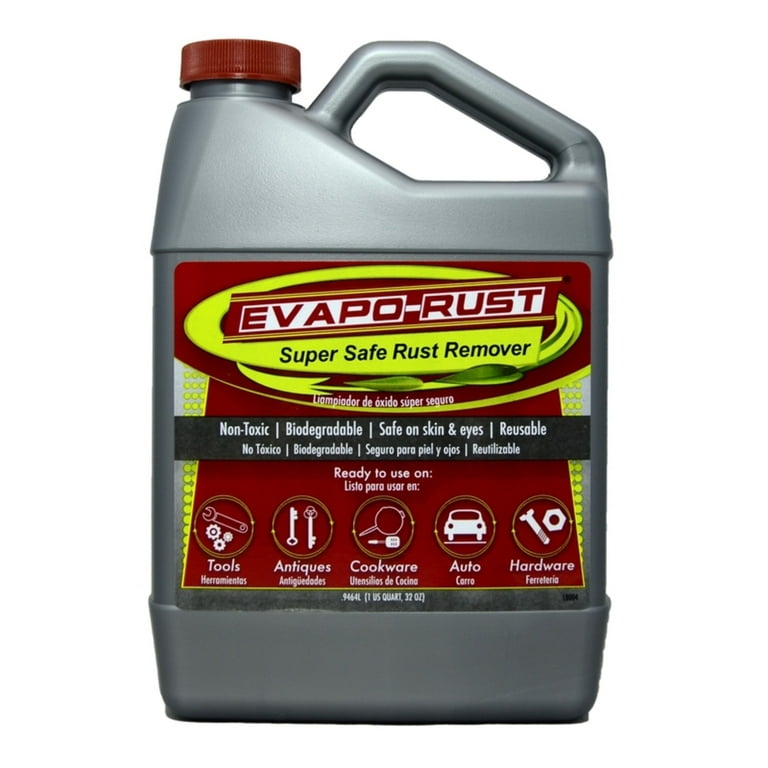  Evapo-Rust ER012 Super Safe – 128 oz., Non Toxic Rust Remover  for Auto Parts, Hardware, Antiques