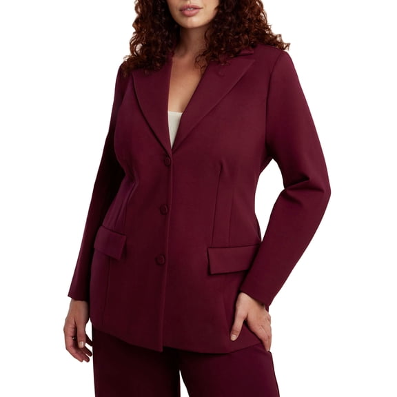 ELOQUII Women's Plus Size The Ultimate Nipped Waist Blazer