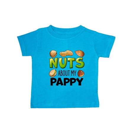 

Inktastic Nuts About My Pappy Peanut Almond Pistachio Gift Baby Boy or Baby Girl T-Shirt