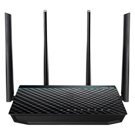 ASUS Wireless-AC1700 Dual Band Gigabit Router (Up to 1700 Mbps) with USB 3.0 (Best Wireless Router For 30mbps)