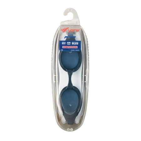 VIEW Swimming Gear V-220 Pirana Masters Racing Swim Goggles, Blue/Black