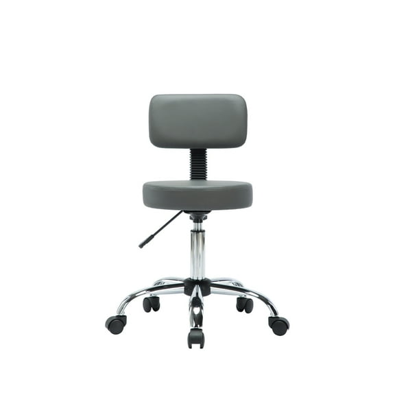 Mara Adjustable Drafting Stool by Naomi Home-Color:Gray