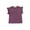 Purple, variant on Bovxnpu Kids Summer Tops, Toddler Girls Casual T Shirt, Children Solid Color Loose Girl Ruffle Sleeve Round-Neck Blouses Western Style Top 3-4 Years