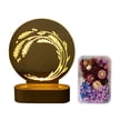 thumbnail image 1 of Lámpara de noche de noche de acrílico de acrílico, flores, mesita de noche, luz, luz, luz de noche, luz de noche, protección, USB, galardonal, regalos de vacaciones, púrpura Sweethay HA011273-05B, 1 of 7